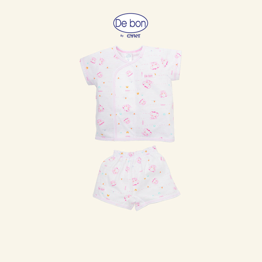 DE BON  ชุดเวลเปอร์เทป+กางเกงสั้น  ช้างน้อย 2สี  EI1AZ5