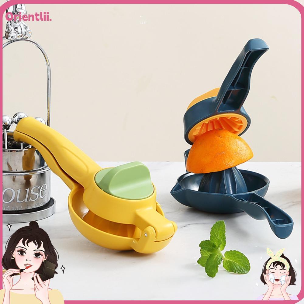 ORIENTTK Lemon Lime Squeezer, Press Max Extracting Hand Juicer, Portable Manual Grapefruit Pomegrana