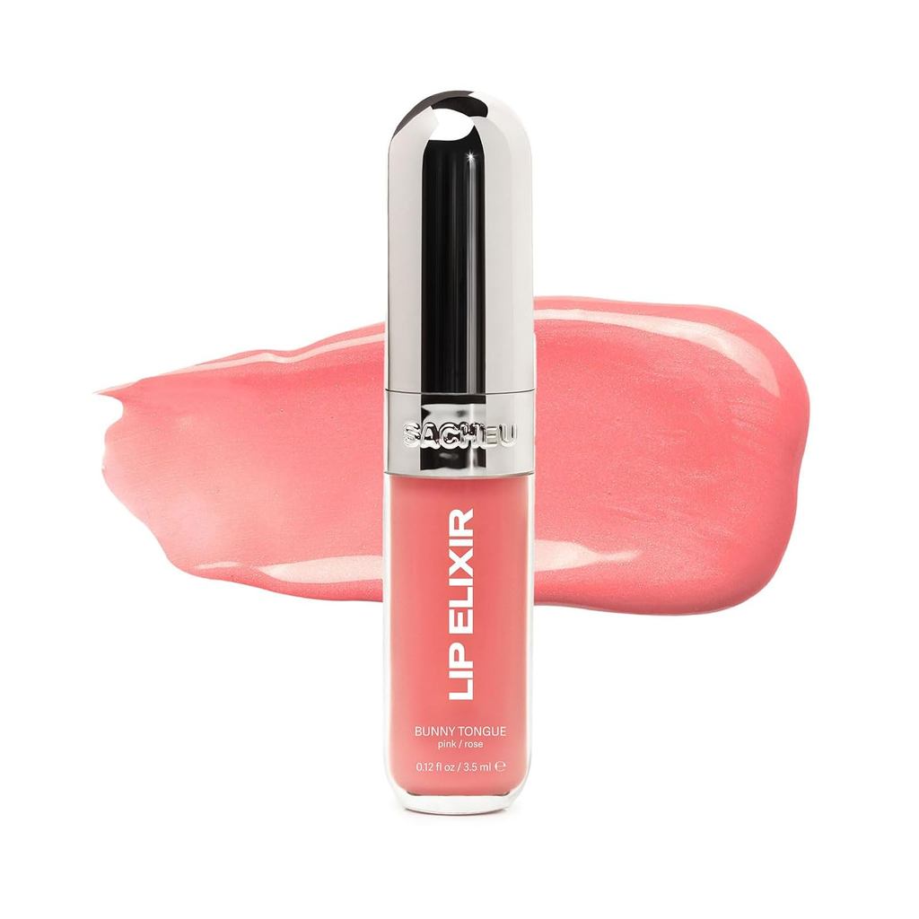 Sacheu Lip Elixir Nourishing and Hydrating Lipgloss Moisturizing Plumping Lip Gloss Enrichedด้วยคอลล