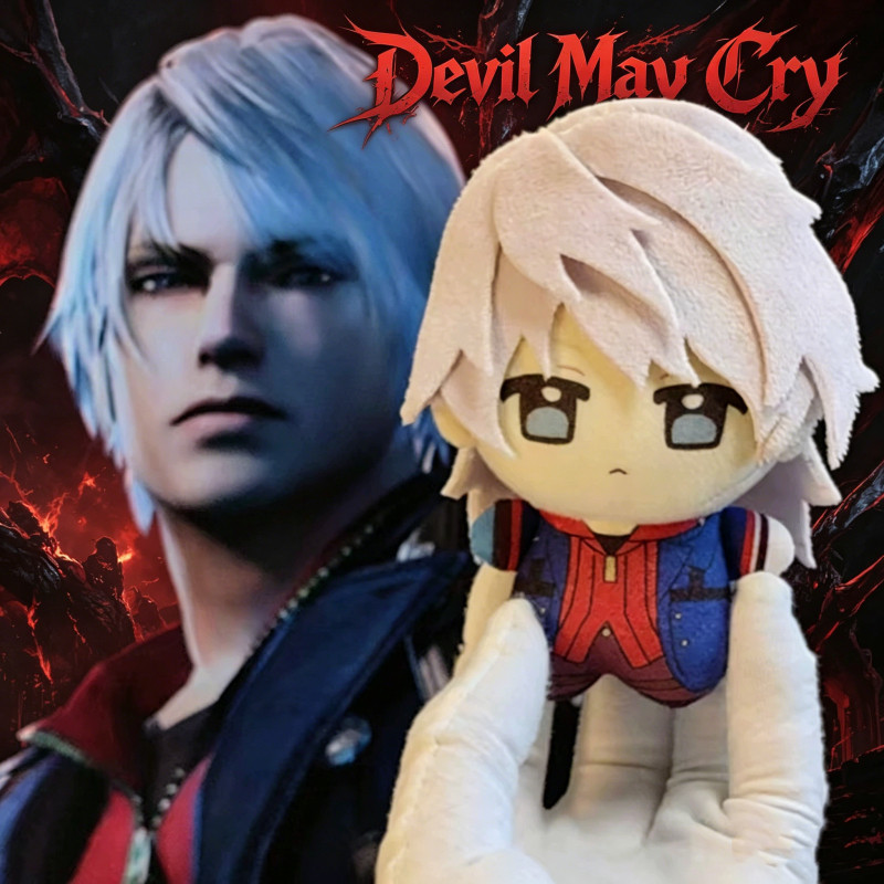 10 ซม.Devil May Cry Nero Nueu พวงกุญแจตุ๊กตาน่ารัก Kawaii กระเป๋า Charm
