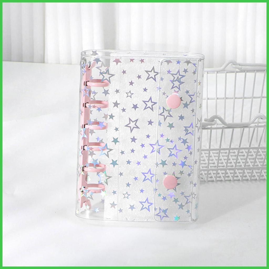 Binder ฝาครอบ A7 Glitter Star โน้ตบุ๊ค A7 Budget Binder สําหรับซองเงินสด Journal อัลบั้ม Organizer s