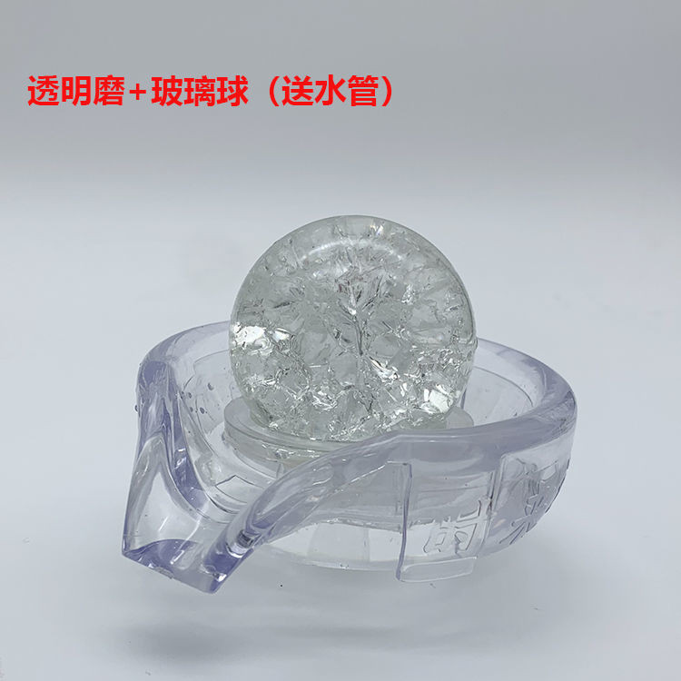 【ks0642.th】 假山循环泵招财风水球流水磨鱼缸仿真流水喷泉磨水晶球流水磨盘球Rockery circulation pump attracts weal, feng shui ball, fl