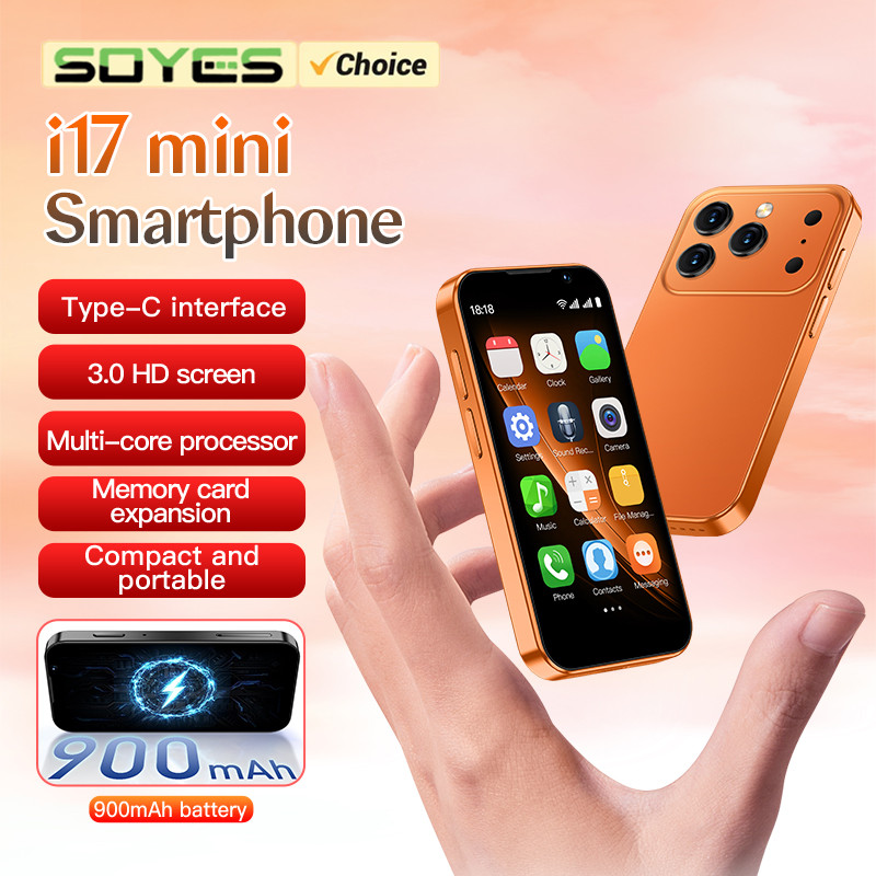 SOYES i17 Mini สมาร์ทโฟน 3.0 "จอแสดงผล 2GB RAM 16GB ROM Dual SIM สแตนด์บายกล้องคู่ Android 9.0 Multi