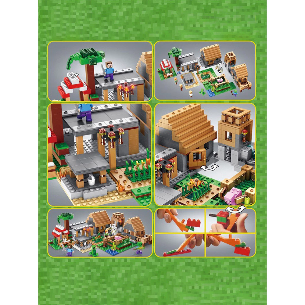 เลโก้ Minecraft 2025 ชุดตัวต่อมายคราฟ หมู่บ้านขนาดใหญ่ thumbnail 4