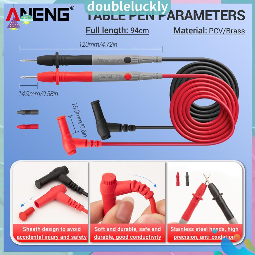 Digital Clamp Multimeter ANENG ST181 Current Tester Digital Probe test Resistance Tester DC/AC Volt 