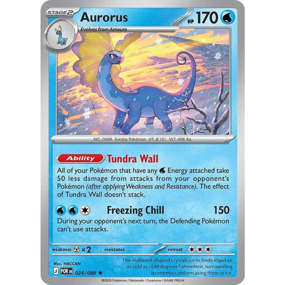 [Binder Condition] Aurorus 24 Pokemon Perfect Order