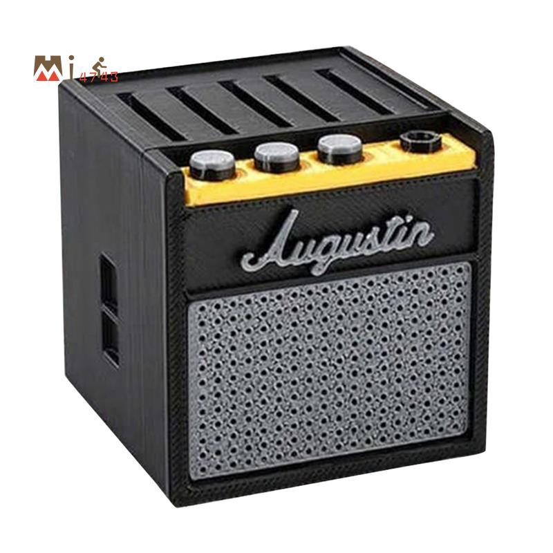 Mi4743 Guitar Picks Holder Plectrum Holder Guitar Amp Speaker Pick Holder Retro Guitar Amp Model for