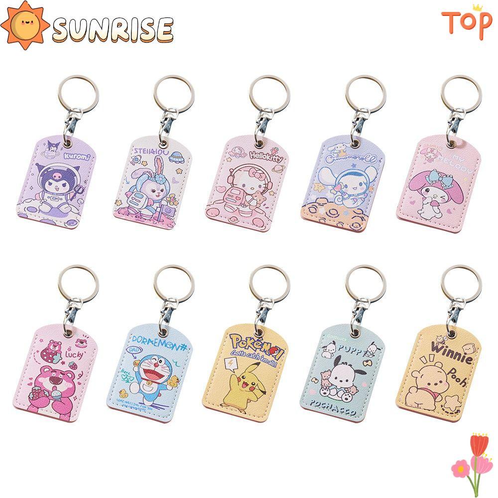 SUNRISE ปลอกการ์ดป้องกัน, การ์ตูน PU หนังการ์ดควบคุมการเข้าถึง, Kuromi Star Dailu KT Cinnamoroll Mel