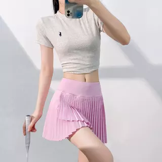 Araya Lady กระโปรงเทนนิสจับจีบเล็ก AS-JYMQ068 กางเกงกระโปรงออกกำลังกาย Sport skirt มีซับกางเกง ระบายอากาศดี
