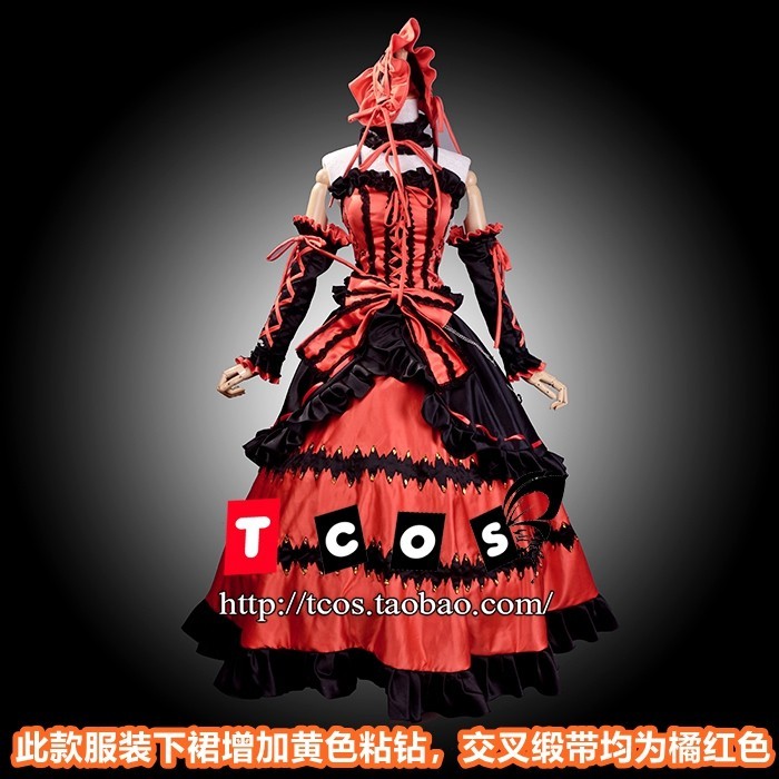 ชุดคอสเพลย์ TCS Dating Battle Tokisaki Crazy Three เสื้อผ้าคอสเพลย์สำหรับหญิง