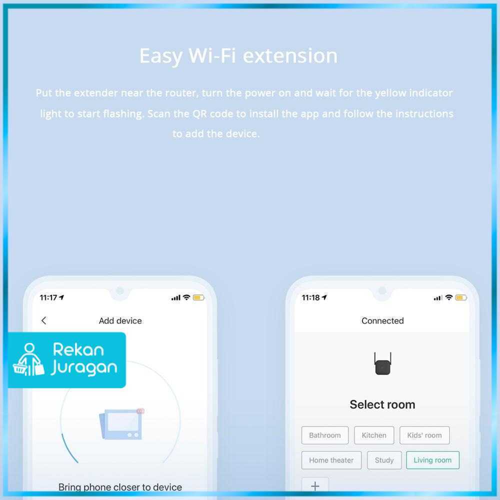 Xiaomi Wifi Repeater 5GHz Wifi Range Extender 1200Mbps - AC1200