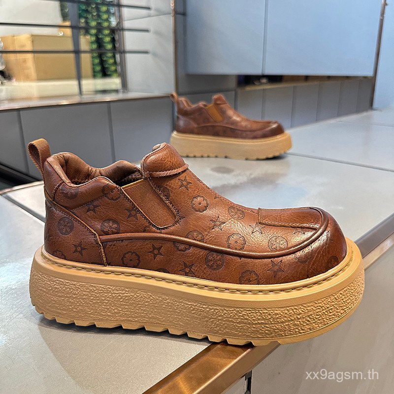 Xinhai Thick-Soled รองเท้าบูทมาร์ตินอินเทรนด์เครื่องมือ