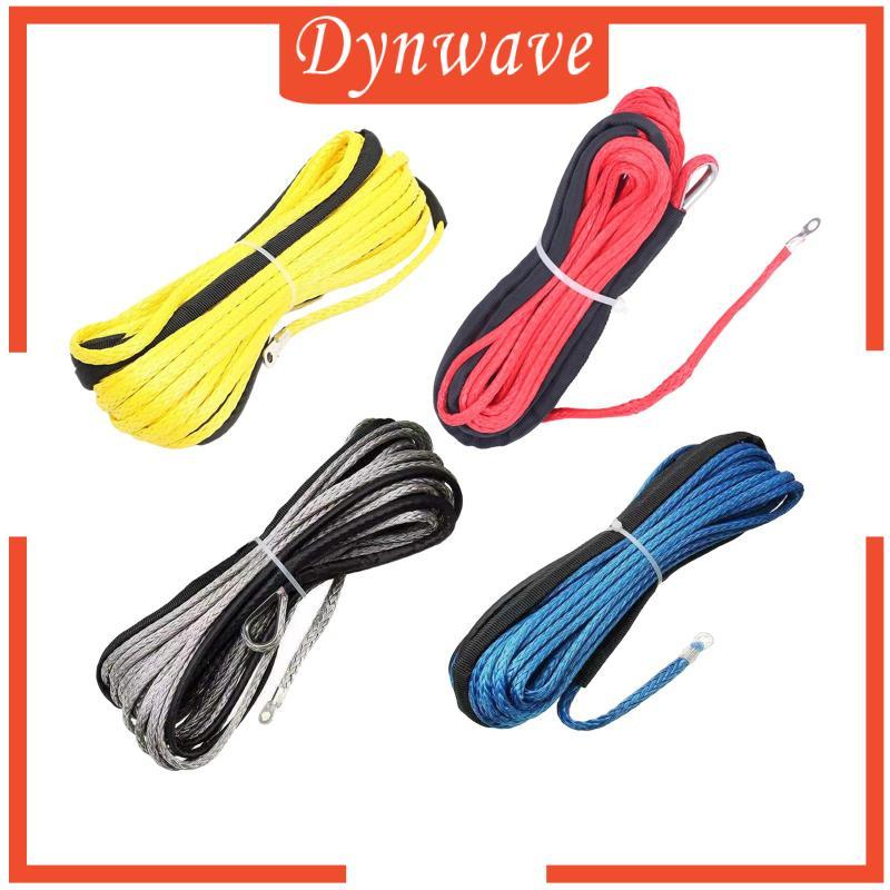 [Dynwave] สังเคราะห์ Winch เชือก 50 3/16X50 4.8 มม.ยานพาหนะลากจูงทนทาน Road Recovery ลากจูง Winch สา