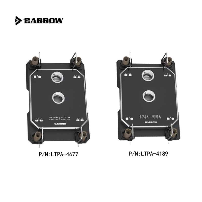 Barrow CPU Water Block ใช้สําหรับ INTEL LGA4677 / LGA4189 /12th 13th Server AI Cloud Computing Liqui