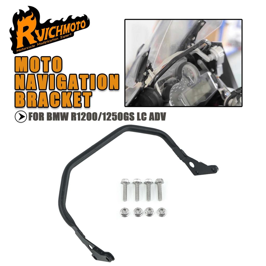 R 1200 1250 R1200 R1250 GS GSA Motorcycle GPS Holder Stand Mobile Phone Navigation Mount 12MM For BM