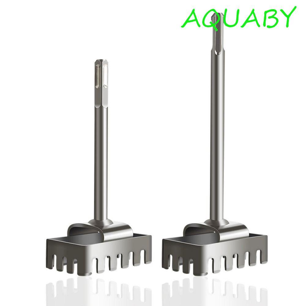 AQUABY Square Socket Puncher, Punch Slotting Square Hole Cutter, Round-handle 2 Pits Quick Cutting S