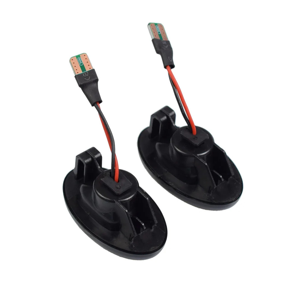 2Pcs Dynamic LED Turn Signal Lights Side Marker Car Accessories For Smart 450 452 Mercedes-Benz W168