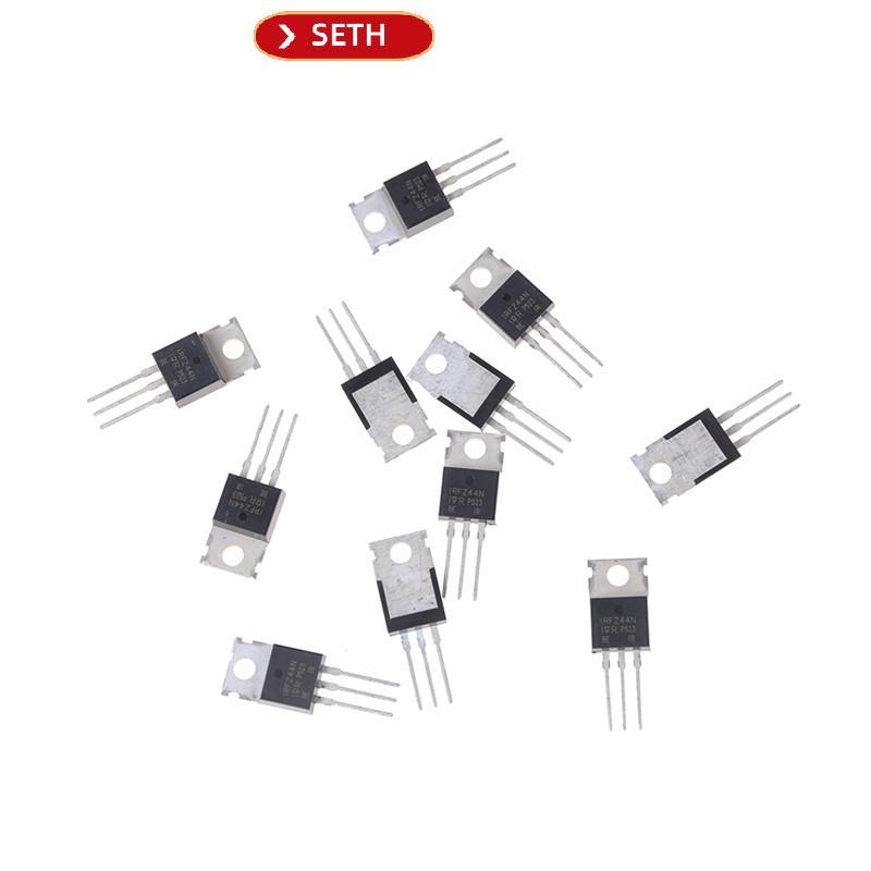SETH 10 ชิ้น 55V 49A IRFZ44N IRFZ44 Power ทรานซิสเตอร์ MOSFET N-Channel Vary