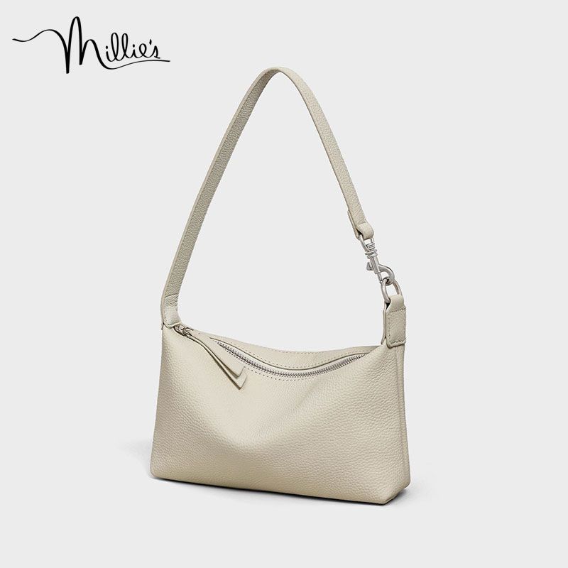 Miaoli กระเป๋าหนังแท้หญิง All-Match High-End Messenger กระเป๋าทํางานแฟชั่นการออกแบบ Sense20251222