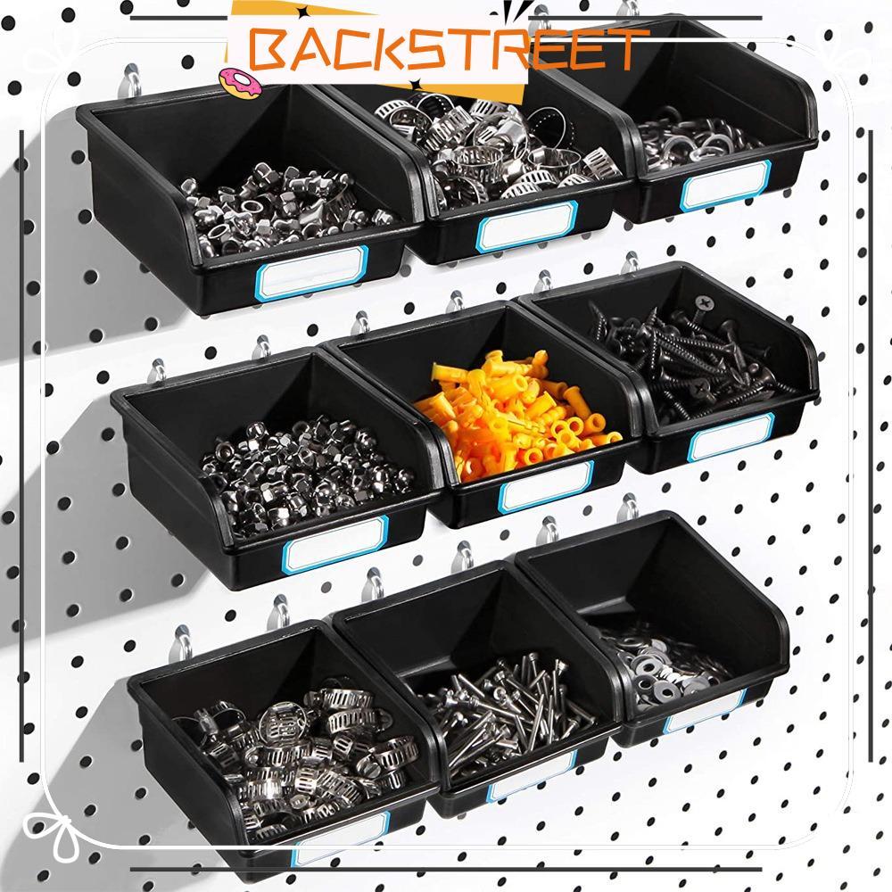 BACKSTAGE 1/6 Set Pegboard Bins Cups Organizing Accessories Assortment Pegboard Box