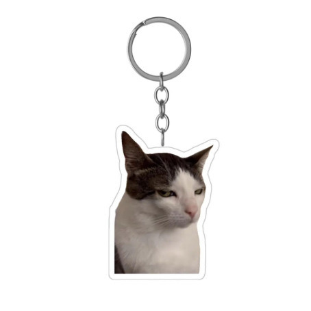 พวงกุญแจ MEME แมวตลก