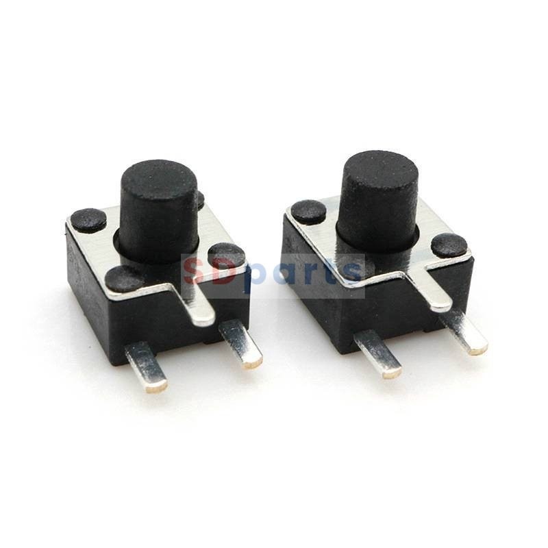 สวิทช์ ปุ่มกด DIP Push Button Switch ไมโครสวิทช์ TACT Switch กดติด-ปล่อยดับ #D2P 4.5x4.5xHmm กดข้าง 