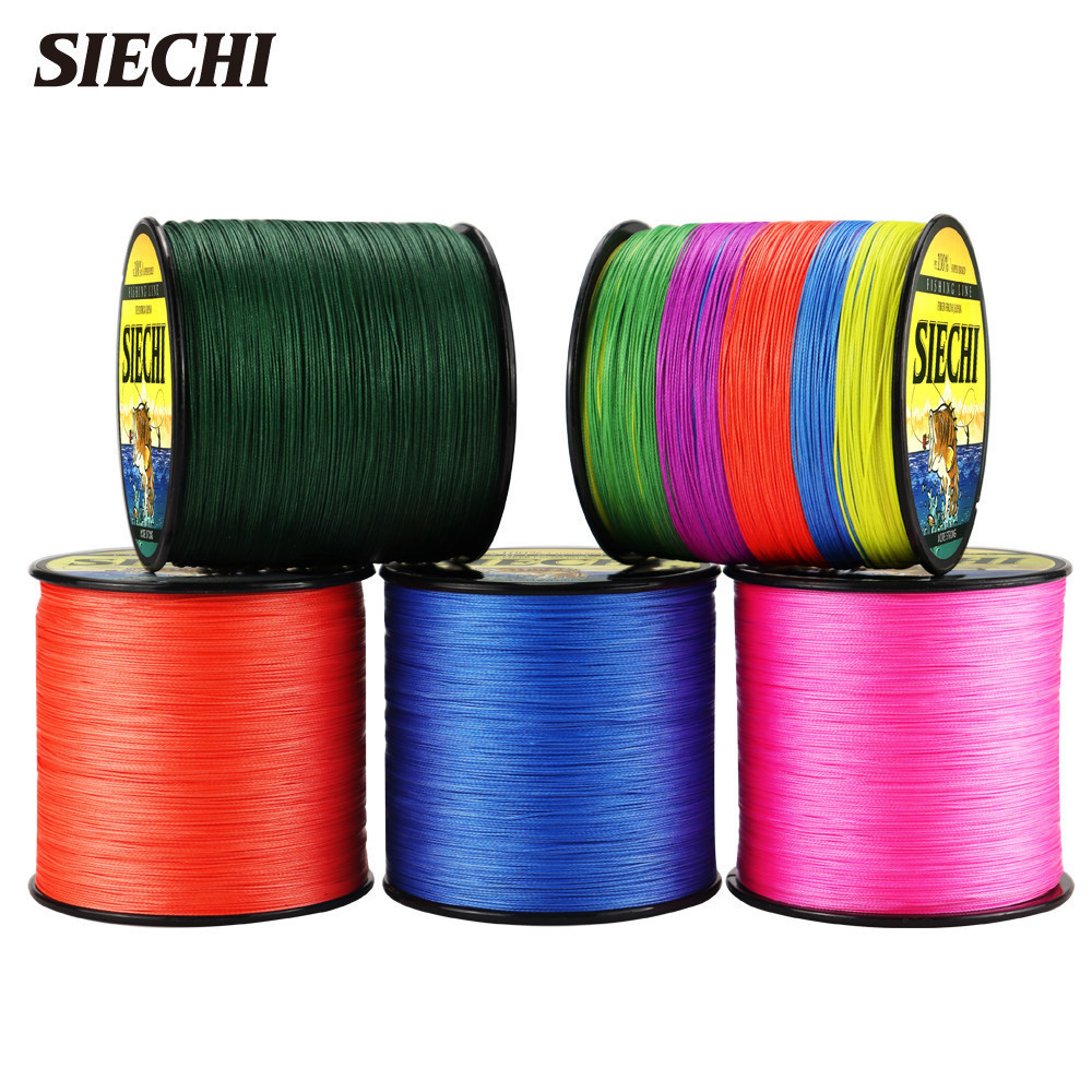 Siechi X4 4 Strands 300M Multifilament สายตกปลาถัก Ocean Fishing Super เชือกเหยื่อตกปลาสายถัก