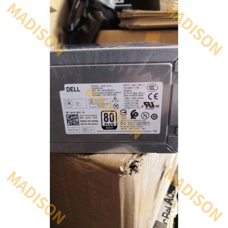 เหมาะสําหรับ Dell 365W Power DPS-365CB A 0T1M43 HU365EM-00 07VK45