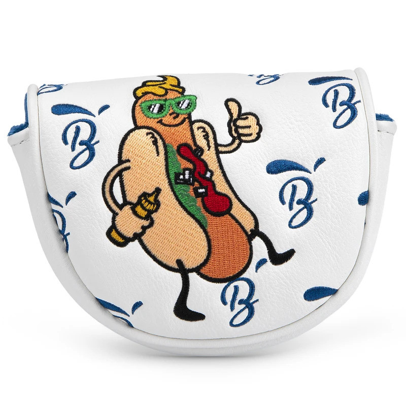 Golf Putter Cover OZ1 Premium Embroidery Hot Dog Mallet Putter Headcover Leather Golf Club Covers wi
