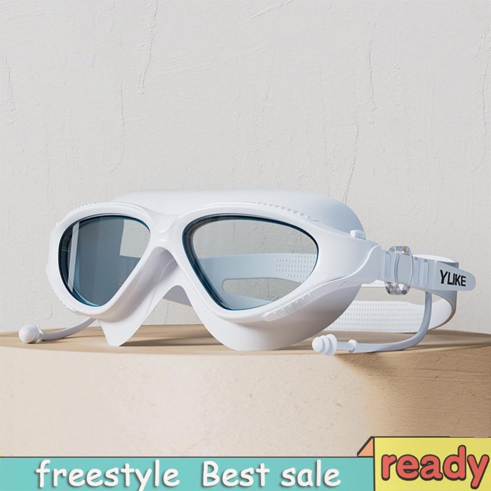 แว่นตาว่ายน้ำ Anti-Fog Wide View เหมาะสำหรับคนชอบว่ายน้ำ