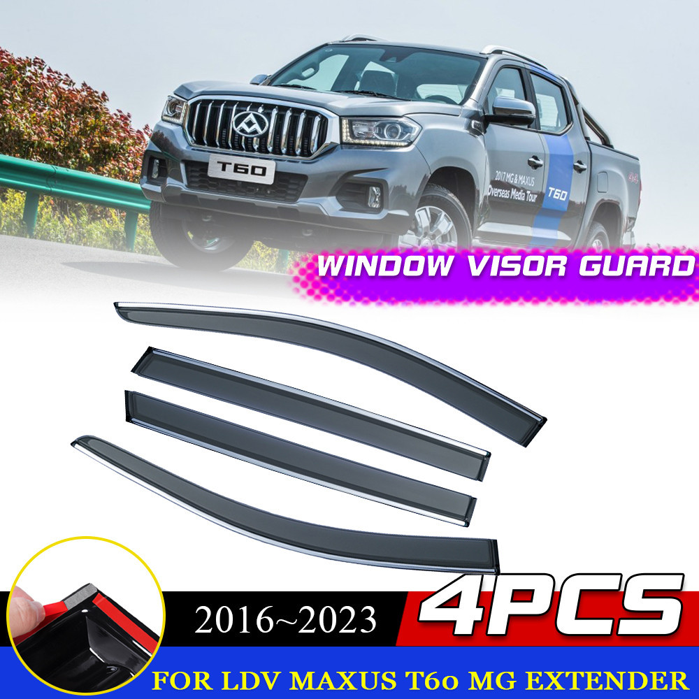 Windows Visor สําหรับ LDV Maxus Tornado T60 Pro D20 MG Extender 60 70 T70 ประตูควัน Deflector ฝาครอบ