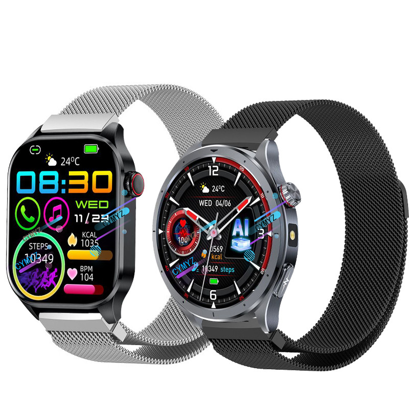 PureHealth Life Hr6 สายนาโน สายโลหะ PureHealth Life Hr6 strap สายรัดข้อมือกีฬา