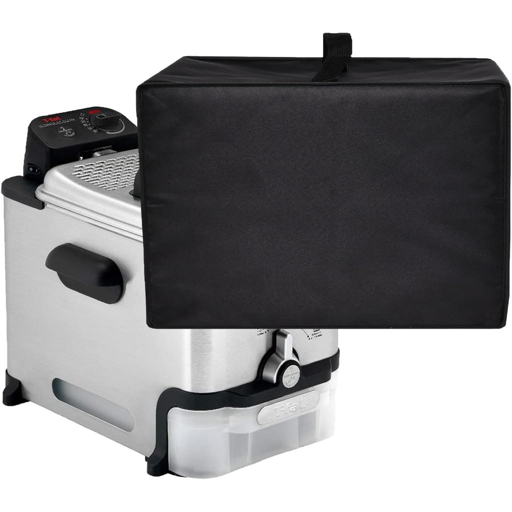 ฝาครอบกันฝุ่นสําหรับ T-fal Deep Fryer Heavy Duty ทนความร้อน,ผ้าไนลอนกันน้ําป้องกันหม้อทอดลึกเข้ากันไ
