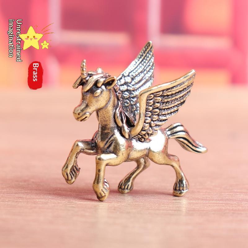 [JBTH] Vintage Copper Eurological Animals Brave Troops Horse Decor ทองเหลือง Pegasus Home Decor [JB]
