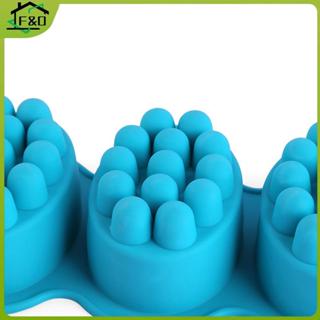 F&O ซิลิโคนนวดสบู่แม่พิมพ์บาร์สบู่ทําเครื่องมือ DIY โฮมเมดสป…