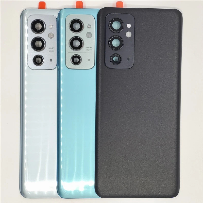 Glass Back Door Lid For OnePlus 9RT Battery Cover Rear Housing Shell Panel Case With Camera Lens Adh