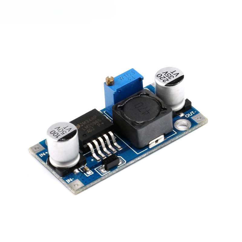 LM2596S-ADJ 3-40V DC-DC ปรับขั้นตอนลงแรงดันไฟฟ้าโมดูลบอร์ด 3A Buck Converter LM2596s LM2596s LM2596