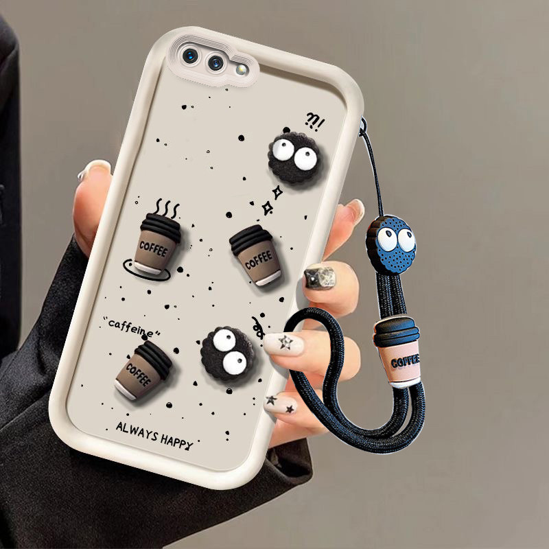 เคส oppo a3s เคส oppo a12e ถ้วยกาแฟ เคสโทรศัพท์ป้องกันการตก - รูปที่ 5