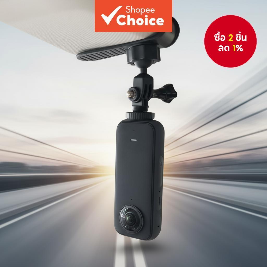 ตัวยึดบังแดดรถยนต์ Insta360 GO3 สําหรับกล้องแอคชั่น 360 คลิปสําหรับ GoPro Insta360 SJCAM DJI Yi Enek