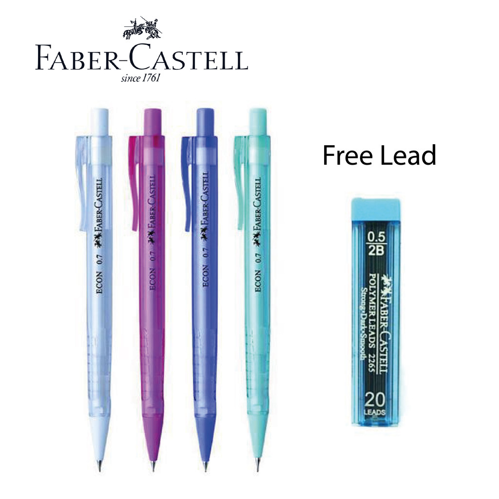 ดินสอกด Faber Castell Econ พร้อมตะกั่ว