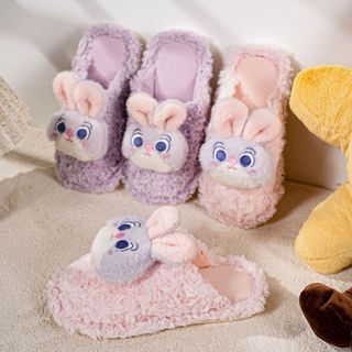 รองเท้าแตะเด็กผู้หญิง Judy ลายกระต่าย แบบหุ้มส้น นุ่ม อบอุ่น…