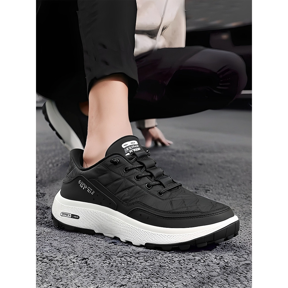 Skye 2025 ฤดูใบไม้ร่วงฤดูหนาวรองเท้าผู้ชายสไตล์ใหม่ Low-Top Casual Slip-On รองเท้าผ้าใบกระพริบ Cloud