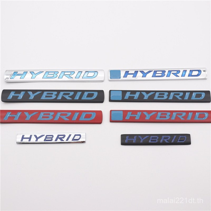 เหมาะสําหรับ Honda Fit Odyssey สติกเกอร์รถโลหะ Tail Mark รถ HYBRID Power Car Mark HYBRID Word Mark O