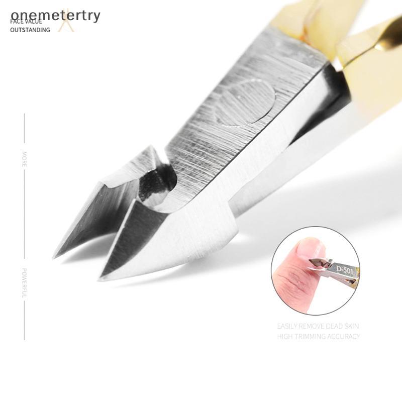 Onem Professional เล็บมือเล็บเท้า Cuticle Nipper ตัดสแตนเลสเครื่องตัด n - รูปที่ 6