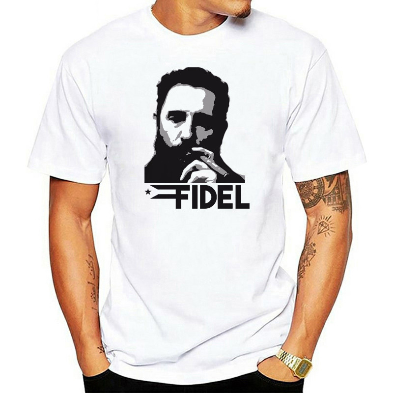จัดส่งภายใน 24 ชั่วโมง summer personality 2024 Casual  Fidel Castro T Shirt t Che Guevara male T shi