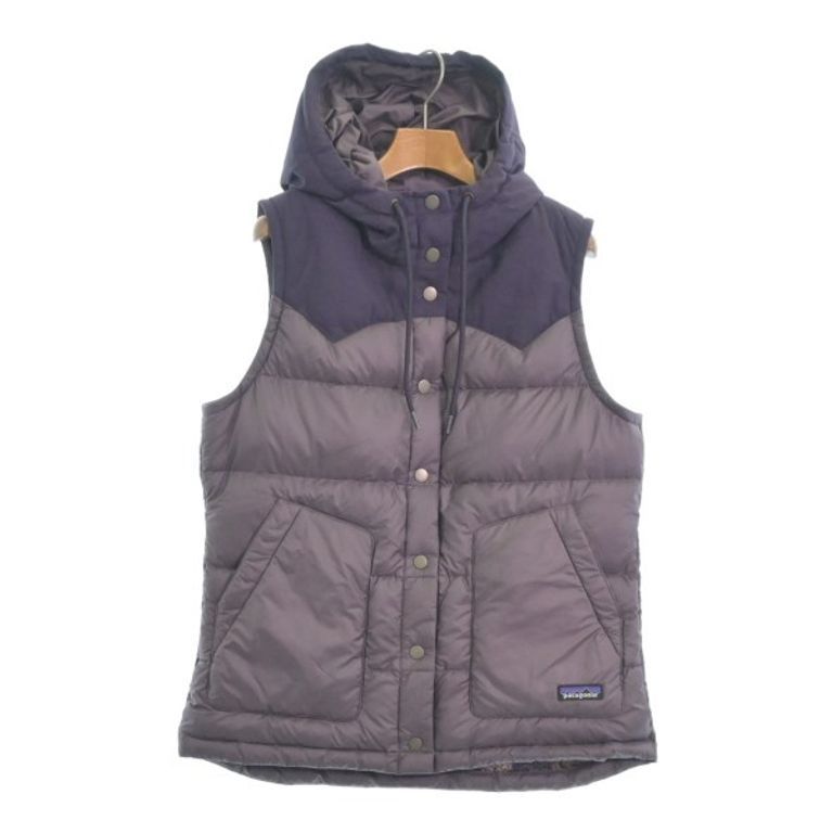 Patagonia Down Jacket Vest Women purple Direct from Japan Secondhand