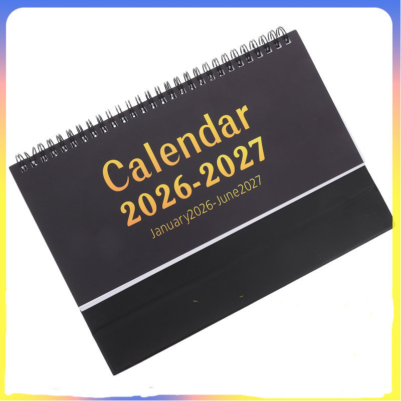 ปฏิทินตั้งโต๊ะรายเดือน: Standing Desktop Planner - 2026-2027 ปฏิทินน่ารัก Desktop Decor สําหรับ Home