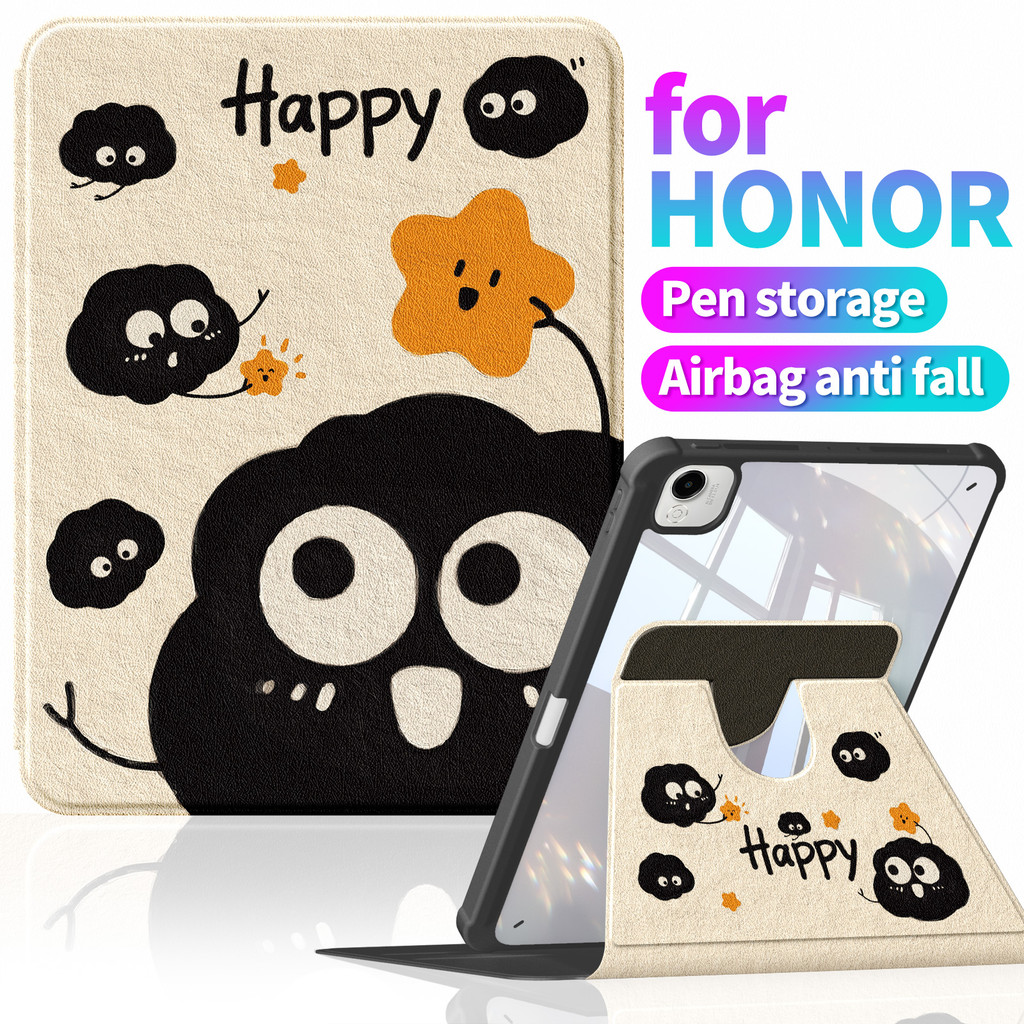 A777星丨เคสกันกระแทกสําหรับ HONOR Pad9 12.1"/Pad10 12.1"/Pad X8a 11"/Pad X9a 11.5"丨หนังพรีเมี่ยม+TPU S
