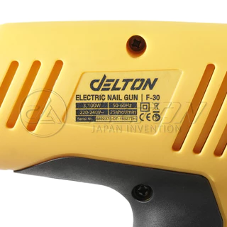 DELTON เครื่องยิงแม็กไฟฟ้า ตะปูไฟฟ้า ขาเดี่ยว F30 / ขาคู่ J1022 ปรับความแรงได้ 6 ระดับ 3100W