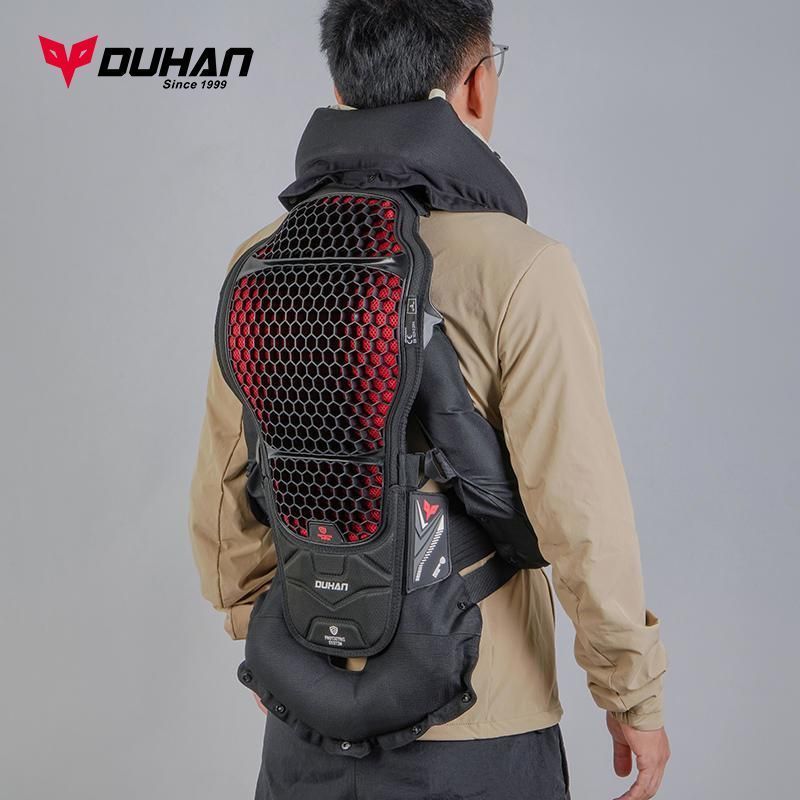Duhan AIR05 รถจักรยานยนต์ถุงลมนิรภัยเสื้อผ้าป้องกันถุงลมนิรภัยเสื้อกั๊ก Shock-proof Anti-collision ร